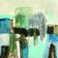 Mischtechnik 6, 20 x 20 cm